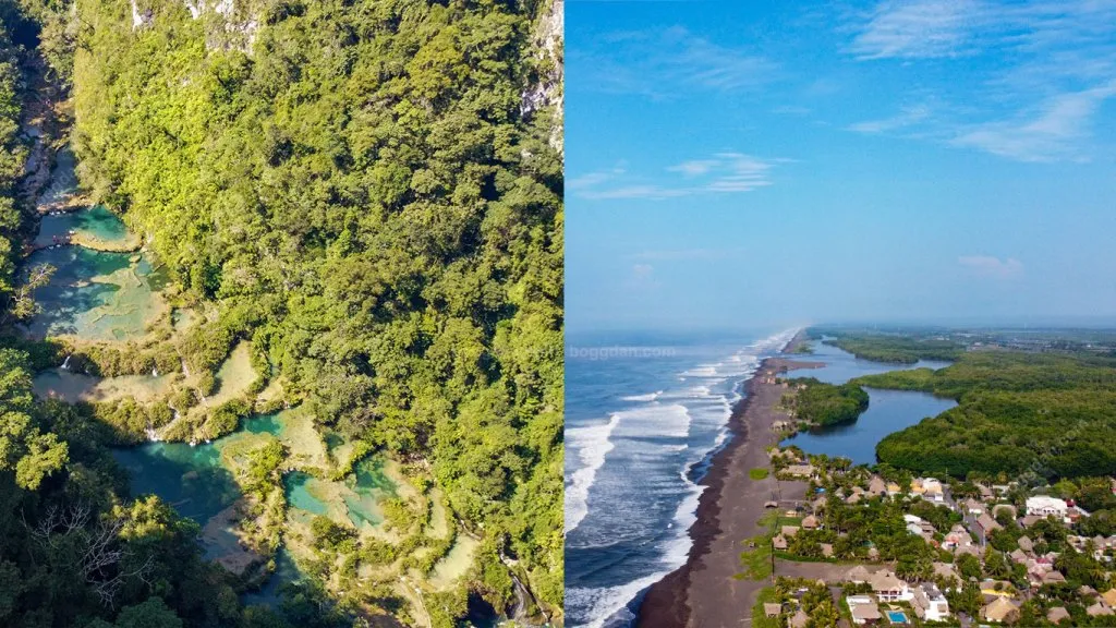 Semuc Champey | Playas del Pacífico